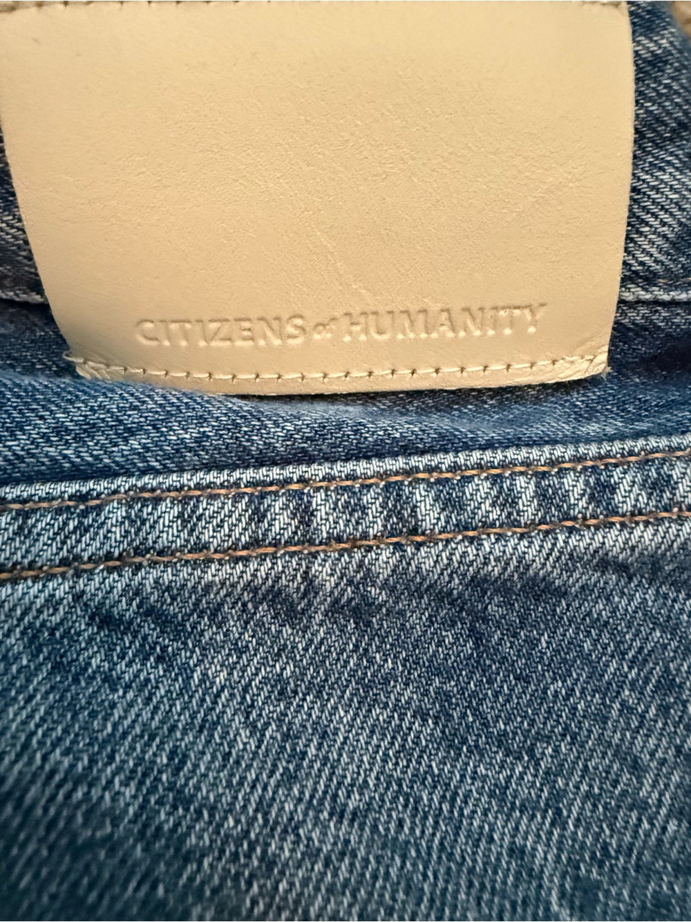Citizens Of Humanity Paloma Medium Blue Baggy Wide-Leg High-Rise Jeans sz 24 - Picture 14 of 16
